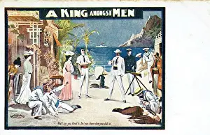 Theatre Postcards Drucke: King Amongst Men