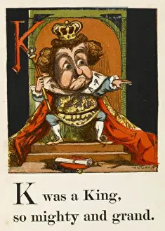 König auf dem Thron im Jahre 1867