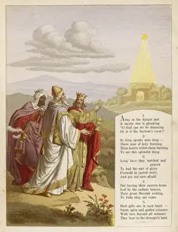 Nativity Scene Artwork Drucke: The Three Kings