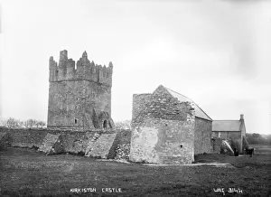 Early 1900s Photography NI Drucke: Kirkiston Castle