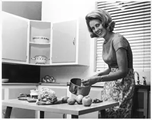 Vintage Cooking Techniques Drucke: In the Kitchen