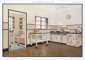 Küche mit Aga aus dem Jahr 1936
