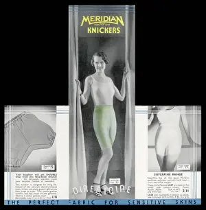 Vintage Underwear Drucke: Knickers 1935