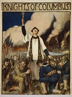 Vintage War Posters For Sale Drucke: Knights of Columbus
