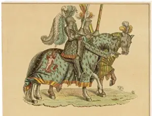 Ritter auf Pferden