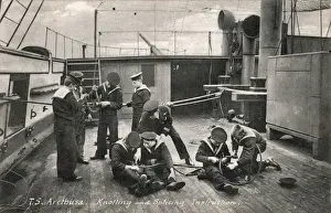 Schlagzeichenklasse, Ausbildungsschiff Arethusa, Greenhithe, Kent