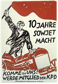 KPD Poster Drucke: KPD POSTER / 1929