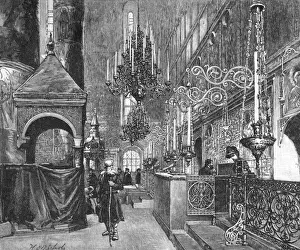 Russian Orthodox Church Art Drucke: Kremlin / Assumption Chapl