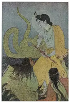Krishna und Kalya