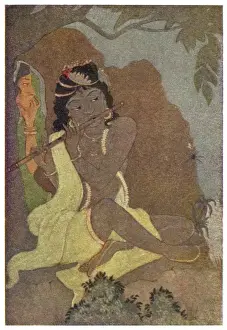 Krishna und Radha