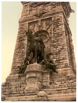 Kyffhauser Monument Drucke: Kyffhauser and Monument of William I, Thuringia, Germany