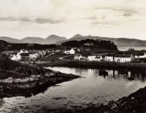 Isle Of Skye Drucke: Kyleakin auf der Insel Skye im Innere Hebriden, Schottland