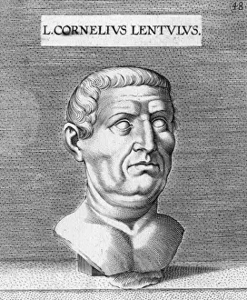Ancient Roman Politician Drucke: L Cornelius Lentulus