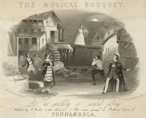 Opera Music History Drucke: LA SONNAMBULA