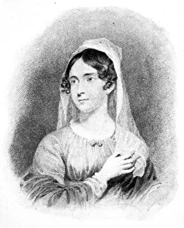 English Poet Drucke: Lady Byron
