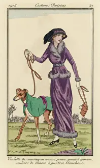 Windhundrennen Drucke: Herzogin des Laufens