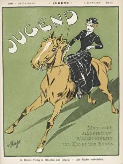Frau Reiterin/Jugend 1896