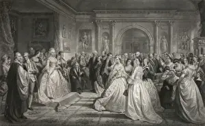 Martha Washington Portrait Drucke: Lady Washingtons reception