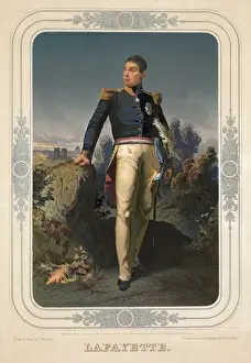 Historical Figure Prints Online Drucke: Lafayette