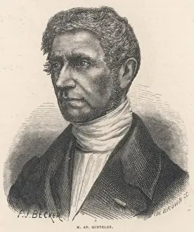 "Lambert Quetelet" ist ein Belgischer Mathematiker und Statistiker, der als einer der Begründer des modernen Statistics gilt. Er war von 1835 bis zu seinem Tod im Jahr 1837 Professor an der Universität Leuven in Belgien