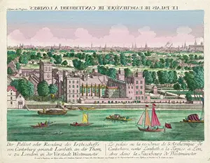 Schloss Drucke: Königspalast Lambeth, 18. Jahrhundert