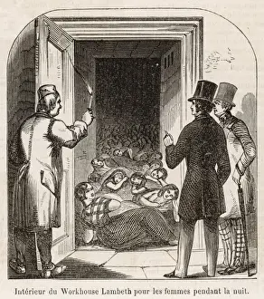 Victorian Era Poverty Relief Drucke: Lambeth Workhouse