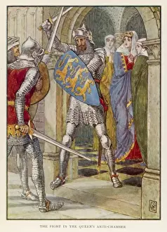 Arthurian Mythology Drucke: Lancelot & Queen