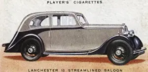 Vintage Saloon Cars Drucke: Lanchester Streamlined
