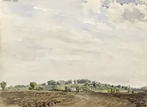 Raymond Sheppard Artwork Drucke: Landscape at Barn Hill