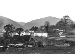 Irish Village Scene Drucke: Laragh, Co. Wicklow