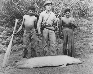 Fishing Village Life Drucke: A Large Catch