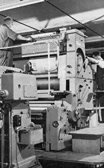 Historical Printing Equipment Drucke: Large Offset-Litho printing machine