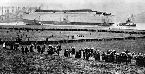 Die Tauchstufe von der RMS Königsteuer, Clydebank, September 1934