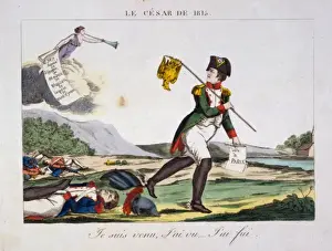 Napoleon Cartoon Drucke: Le Cesar de 1815
