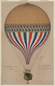 Aeronautics History Images Drucke: Le tricolore