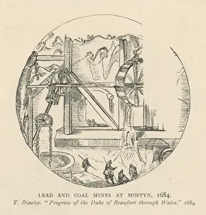 Bergbau von Blei und Kohle Nr 17