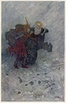 King Lear Art Drucke: Lear and the Fool