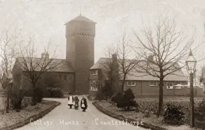 Leicestershire Drucke: Leicestershire-Union-Hausen in der Gegend von Countesthorpe im Leicestershire