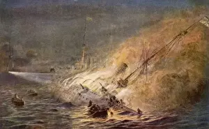Leipzig sinkt 1914