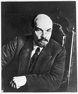 Russische Staatsoberhäupter Drucke: Lenin im Jahr 1919