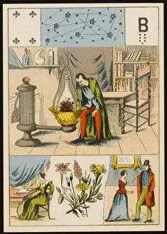 Alchemy Symbolism Drucke: Lenormand - Alchemist