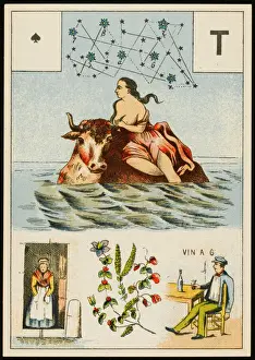 Fortune Telling Cards Drucke: Lenormand - Europa