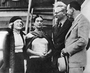 Russische Staatsoberhäupter Drucke: Leon Trotsky in Mexiko