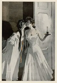 Lesbianen küssen 1908