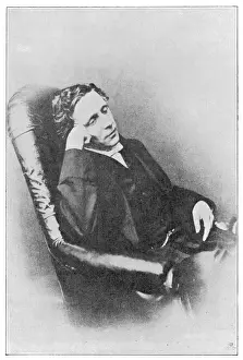 English Mathematician Artist Drucke: Lewis Carroll / Resting