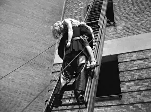 London Fire Brigade Training Drucke: LFB escape training at HQ