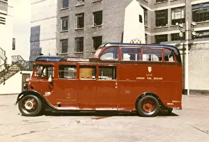 London Fire Brigade Control Unit Drucke: LFB major control unit at Lambeth HQ