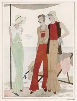 Casual Summer Clothing Drucke: Lido Pyjamas 1930