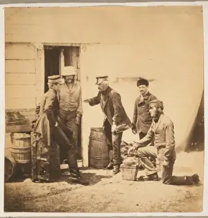 Ottoman Empire Soldiers Drucke: Lieutenant General Barnard, CB, Captain Barnard & servants
