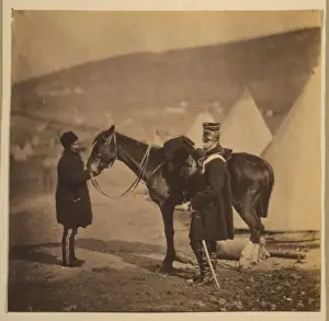 Crimean War Soldier Drucke: Lieutenant King, 4th Light Dragoons